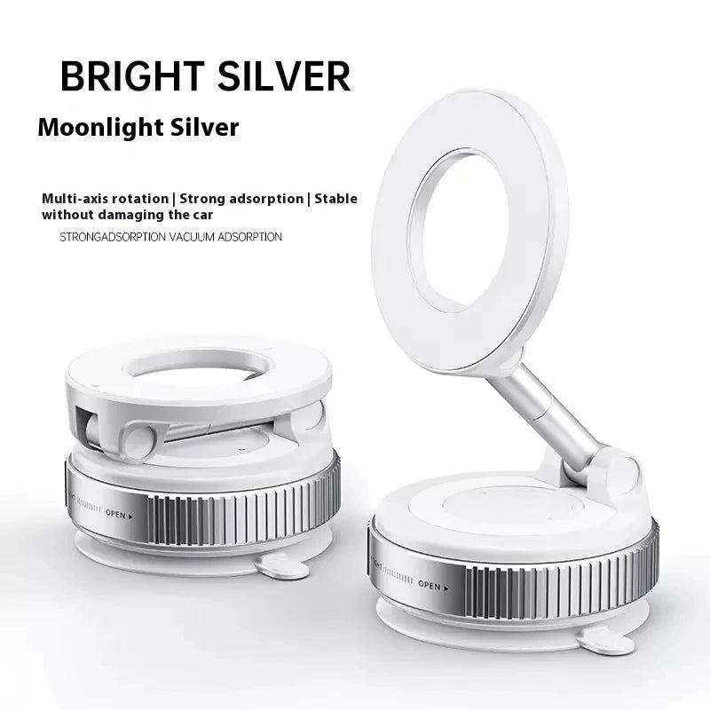 Magnetyczny uchwyt na telefon 360° – Składany, mocne mocowanie próżniowe